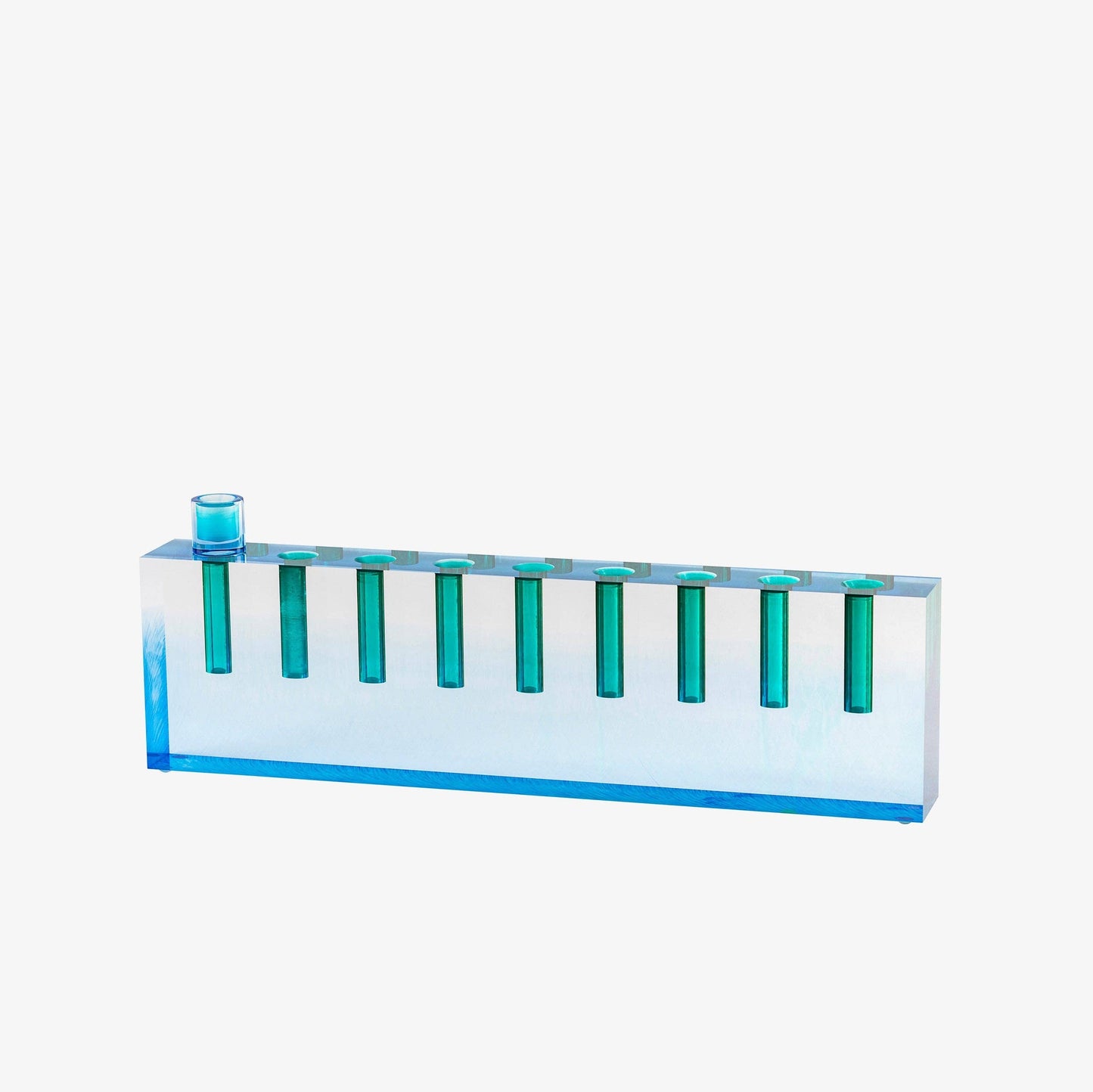 Oil Menorah Blue