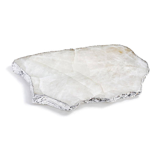 Kiva Platter, Crystal & Silver